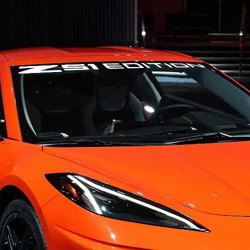 Windshield Decals for Chevrolet Corvette C8 Z51 Vinyl Stickers