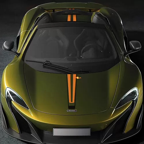 McLaren 570 Full body Hood Stripe Graphics Vinyl Decal Sticker