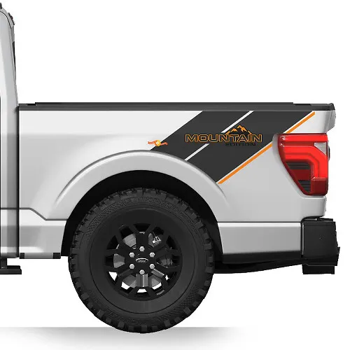Bed Side Mountains Vinyl Decals Stickers Graphic for Musclecar truck