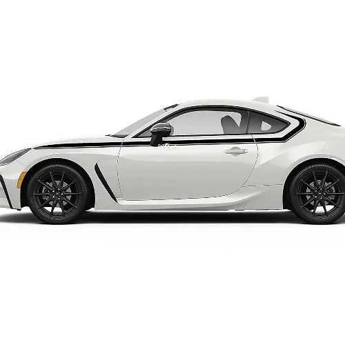 Doors Side Stripes Strobe Graphics Decals for Toyota Cars