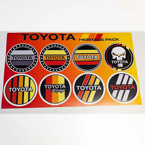 Toyota Heritage Stripes - Classic TRD-Inspired Decals for Your Vehicle ...