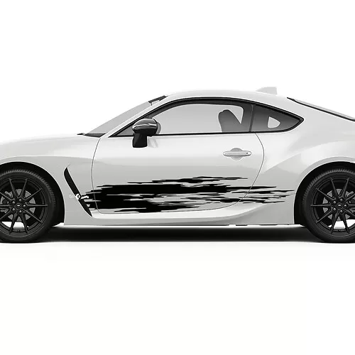 Doors Side Splash Graphics Decals Stickers for Toyota JR86 Supra