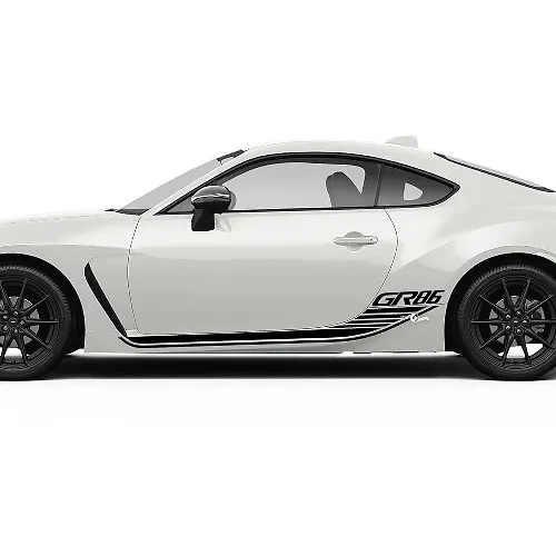 Doors Side Stripes Strobe Graphics Decals for Toyota Cars