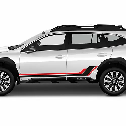 Rear Bumper Mountains Vinyl Sticker Decal Graphic fit Suba Outback