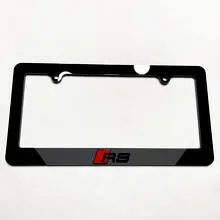 RS Style Acrylic License Plate Frame for Audi RS id=16546
