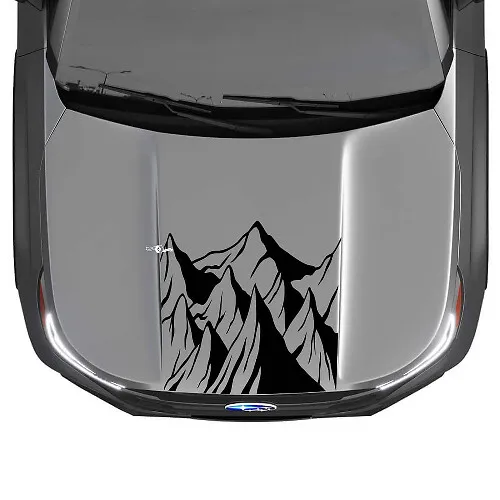 Mountains Hood Vinyl Sticker Decal for Subaru Vehicles