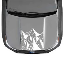 Mountains Hood Vinyl Sticker Decal for Subaru Vehicles