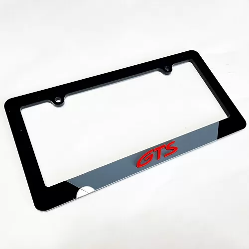 BMW M Power Sport Front / Rear License Frame Plate Cover Stainless Steel Black