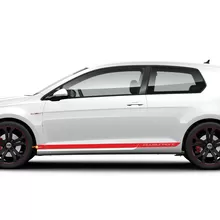 Decal Stripes Side Door racing design kit For Volkswagen Golf Clubsport