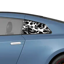 Side Rear Window Graphics Decals Kit for Nissan GT-R