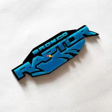 Bronco Raptor Edition Fender Badges Tailgate Emblem 3D Badge