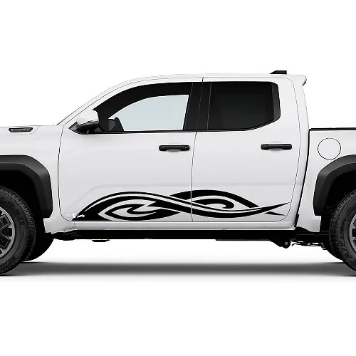 Toyota Supra MKV A90 A91 Doors Side Tribal Racing Graphics Decals Stickers