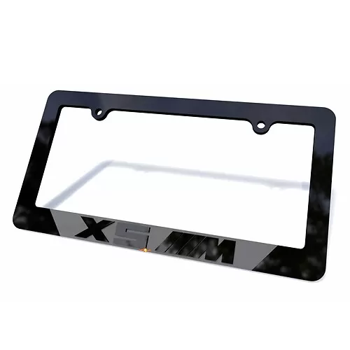 2-Pack Chicago Cubs Black Plastic License Plate Frames – Front & Back – USA Made