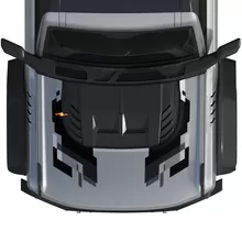 Hood Vinyl Decal Sticker Graphics Kit fit Ford Bronco Raptor Style