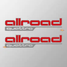 Window Side Audi Allroad Quattro Decal Stickers Decals