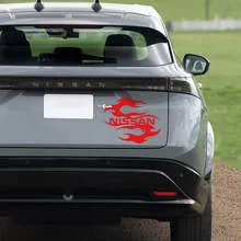 Rear Dragon Racing Graphics Decal for Nissan ARIYA