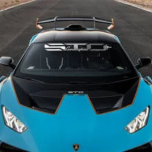 STO Windshield Racing Vinyl Decal Sticker Graphics for Lamborghini STO