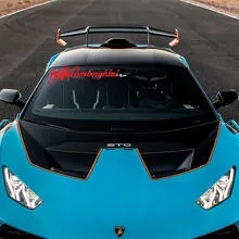 Lambo Windshield Racing Vinyl Decal Sticker Graphics for Lamborghini STO