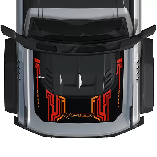 Ford F150 Raptor 2017 SVT side bed graphics decal sticker