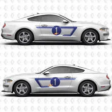 Musclecarmodel Number Side Doors Stripes Racing Decals Stickers for ...