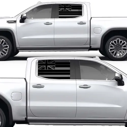 Hawaiian Flag Side Window Vinyl Decal for GMC Sierra
