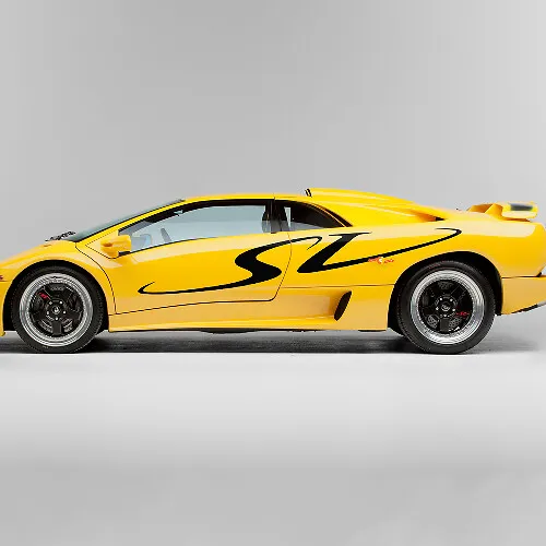 SV Side Graphics Vinyl Decal Sticker Graphics for Lamborghini 1998 SV ...