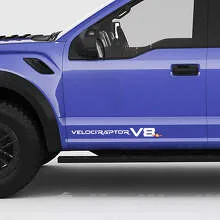 Velocipower truck V8 Vinyl Decal for Musclecar truck power truck Doors