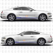 S550 Thin Lines Performance Package Level Side Door Rocker Panel Vinyl ...