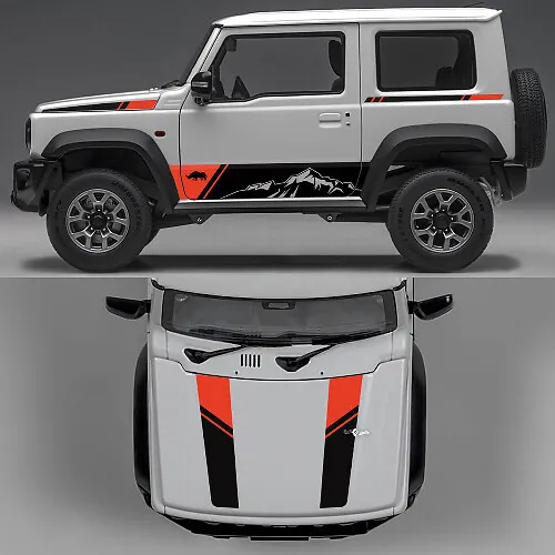 Suzuki JIMNY Hood Punisher Decal Sticker - Durable Vinyl Graphic