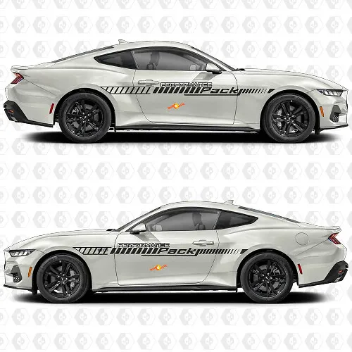 Perfomance Pack Industrial Line Design Side Door Vinyl Decals Stickers ...