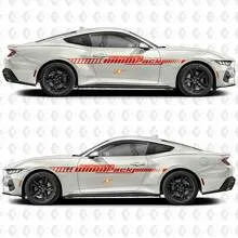 Perfomance Pack Industrial Line Design Side Door Vinyl Decals Stickers ...