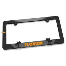 Florida State Palms Black Grey Acrylic License Plate Frame