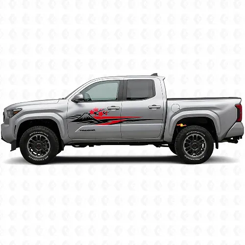 Japanese Sakura Graphic Side Vinyl Decal Kit for Toyota Tacoma