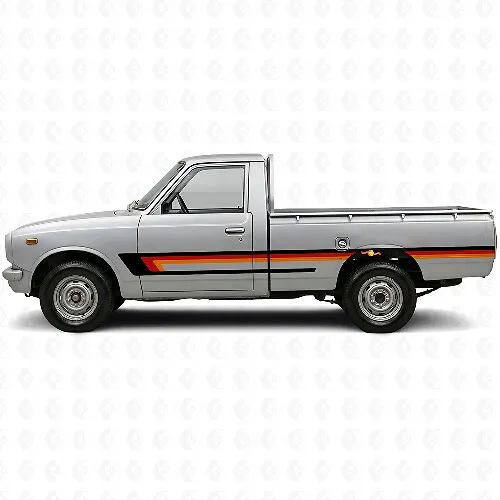 Triple Stripes Door Side Vinyl Decal for Toyota Hilux 1978-1983 id