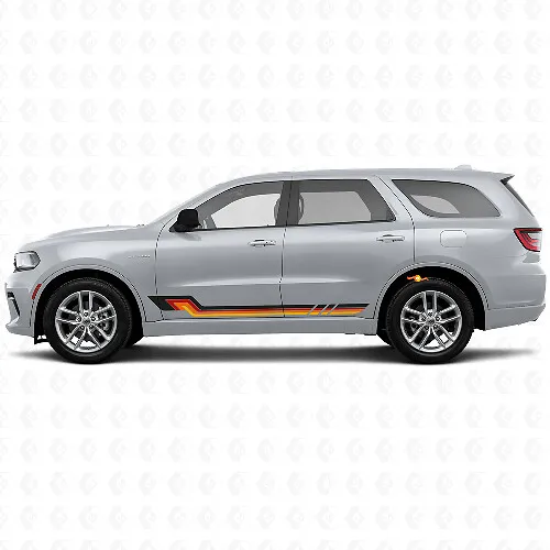 Vintage Style Side Stripes Vinyl Decal for Dodge Durango 2011+ id