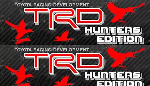 Toyota TRD Off Road Racing Tacoma Tundra Truck offroad Pair Decal ...