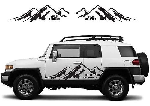Mountain & FJ Logo Decal Kit for Toyota FJ Cruiser id=2522
