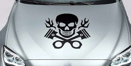 Badass Flame Skull Decal – Perfect For Trucks, SUVs, Pickups, Windows & Rear Bumpers 5 thumbnail image