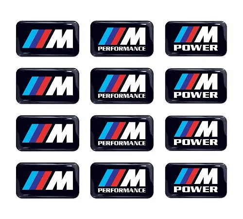 BMW M-Style 3D Domed Color Decal Set id=2710