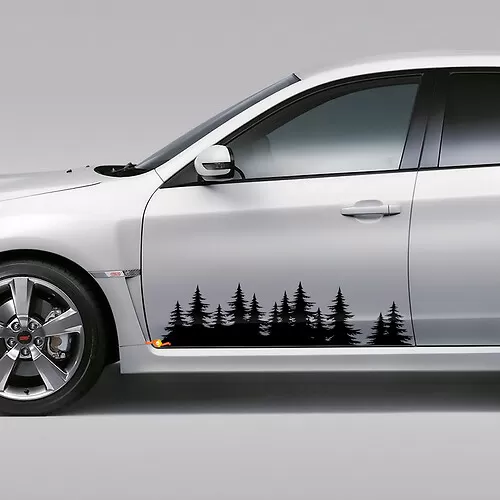 Bigfoot Sticker Wilove Pine Tree Forest Graphic Vinyl Decal Car Window Sticker Auto Body Side Decal Car Decor Stickers Vinyl Bigfoot