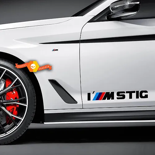 Pair BMW M2 M240 G42 F22 F87 M Performance Rocker Panel Side Stripes ...