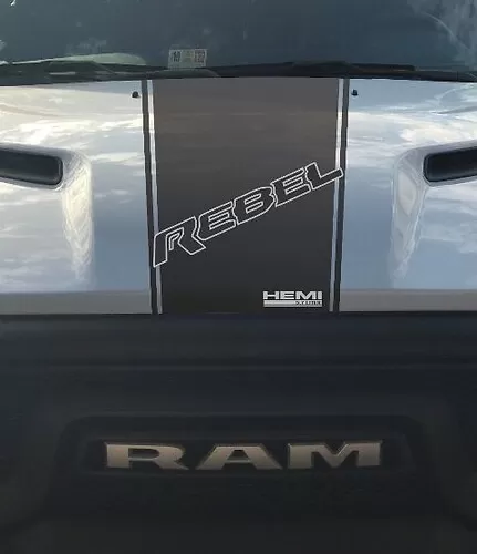 Rebel Logo Side Stripes Decal for Dodge Ram id=3142