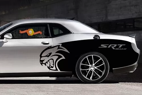 Custom Wide Windshield Banner Vinyl Decal for Dodge Challenger id=2880