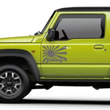 JDM Flag Side Suzuki Jimny Vinyl Decal Stickers Set JDM Flag Side Suzuki Jimny Vinyl Decal Stickers Set