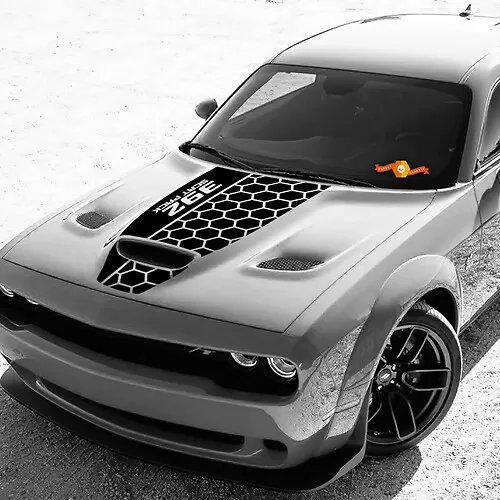 Dodge Challenger Sunroof Decal - Demon Bee Scat Pack Logo (multiple