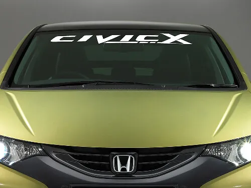 thumbnail image 2 of 40x4 HONDA DOHC I-VTEC Windshield Banner Decal – Glossy Vinyl, No Background 2 of 2