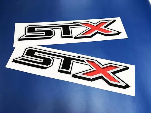 Pair Ford F-150 XLT Bed Mountains Stripe F-150 Logo Graphics Side ...