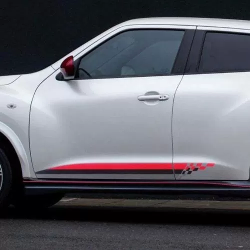 thumbnail image 2 of PrintXtreme Nissan Juke Decals - Pair (Left & Right) - Glossy Racing Stripes - Many Colours 2 of 5