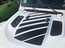 2018 & Up Jeep Wrangler JL Rubicon Hood Decal