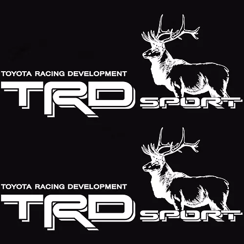 TRD Racing Development Sport 4x4 Decals Fits Toyota Tacoma Tundra Bedside Truck Sticker Vinyl In 5 Colors (2 Pieces - Foto 10